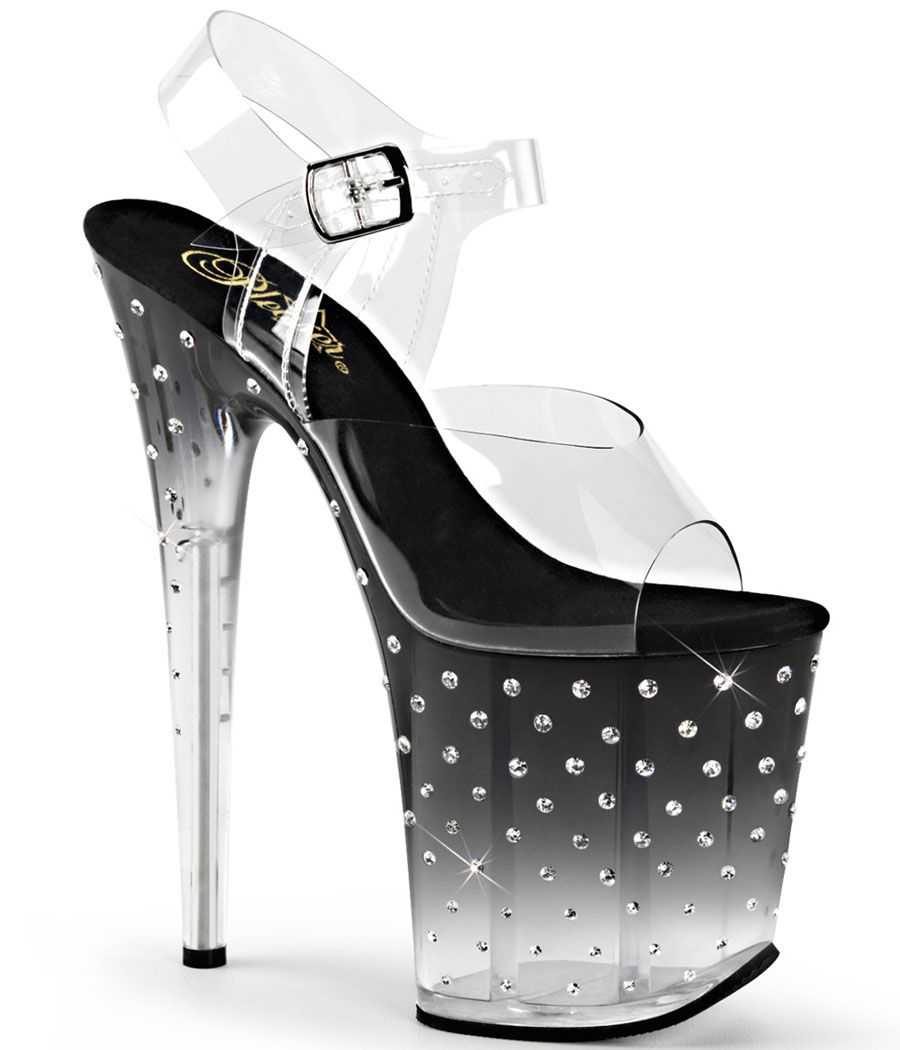 sandale-transparente-plateforme-teintee-noire-strass-pleaser-stardust-808t sandale-transparente-plateforme-teintee-noire-strass-pleaser-stardust-808t