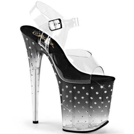 sandale-transparente-plateforme-teintee-noire-strass-pleaser-stardust-808t