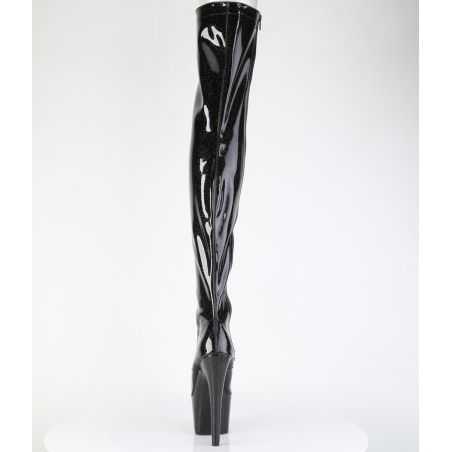 chaussure-spectacle-noire-vernie-peep-toe-lacage-integral