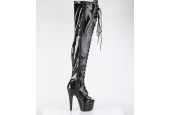 botte-noire-vernis-talon-18cm-plateforme-recouverte-monochrome botte-noire-vernis-talon-18cm-plateforme-recouverte-monochrome
