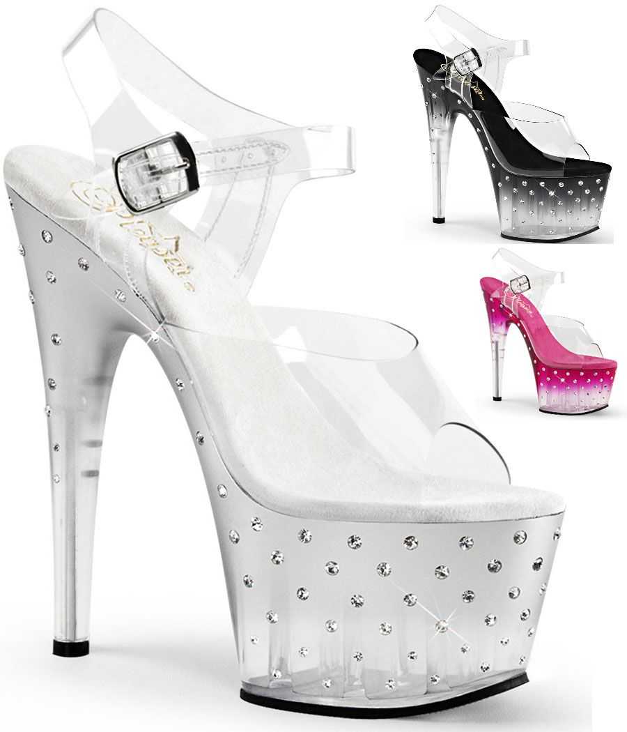 sandale-transparente-plateforme-teintee-incrustee-strass-talon-18cm-pleaser-stardust-708t