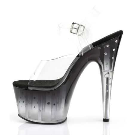 sandale-fetichiste-transparente-plateforme-noire-cristaux-pleaser
