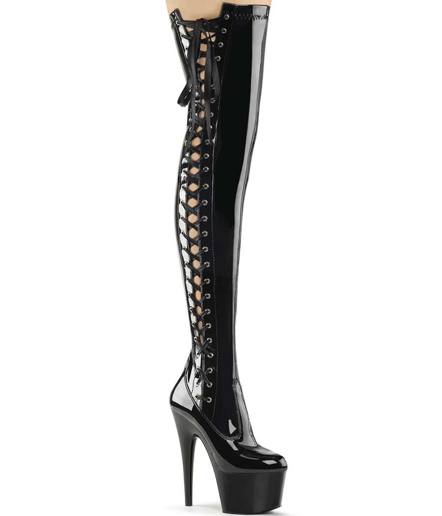 cuissarde-noir-vernis-lacage-lateral-ruban-plateforme-pleaser-adore-3050