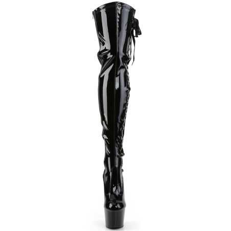 cuissarde-noire-vernie-lacage-cote-ruban-pleaser-adore-3050-stiletto