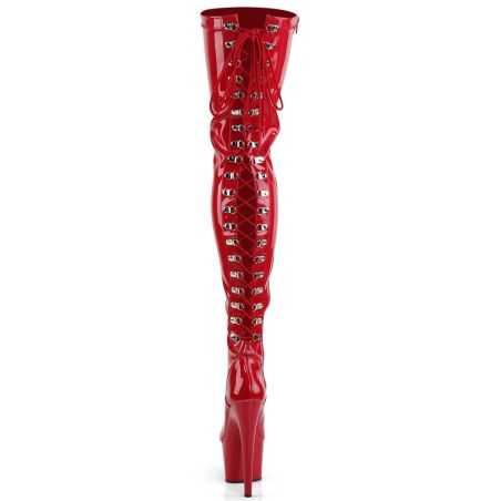 chaussure-sexy-rouge-vernie-corset-jambe-pleaser