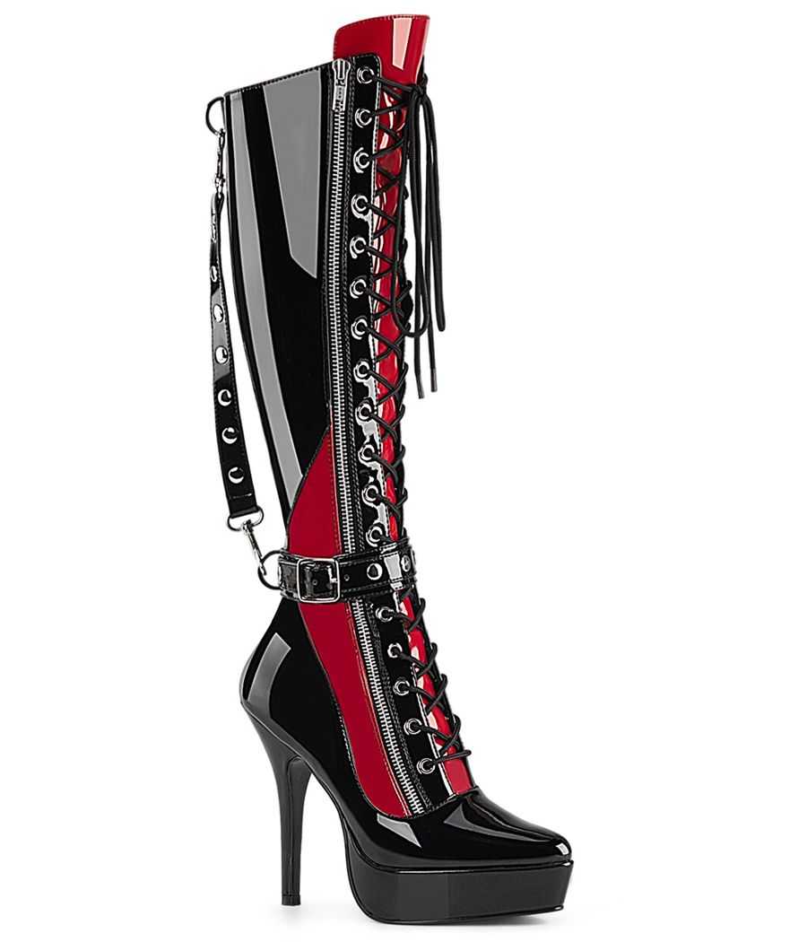 bottes-genou-plateforme-lacets-arriere-noir-verni-mat-grande-taille bottes-genou-plateforme-lacets-arriere-noir-verni-mat-grande-taille