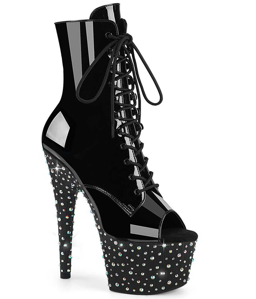 bottines-pole-dance-noires-plateforme-7cm-cristaux-multidimensionnels-stardance-1021-pleaser
