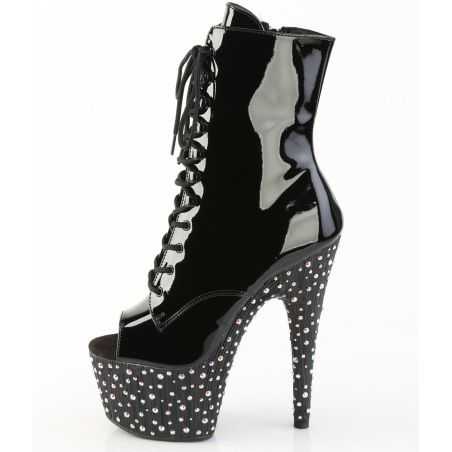 bottines-spectacle-noires-cristaux-diamant-talon-haut-17cm-glamour