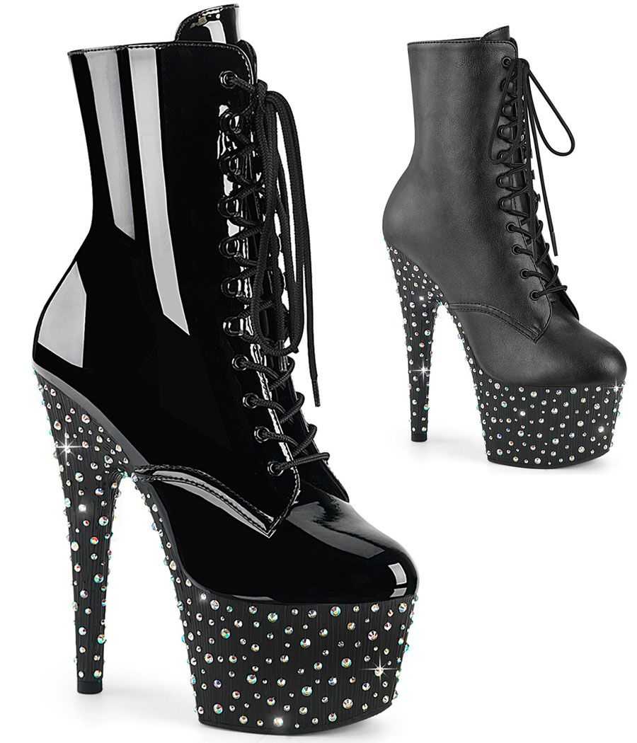 bottines-pole-dance-noires-plateforme-7cm-cristaux-constellation-stardance-1020-pleaser