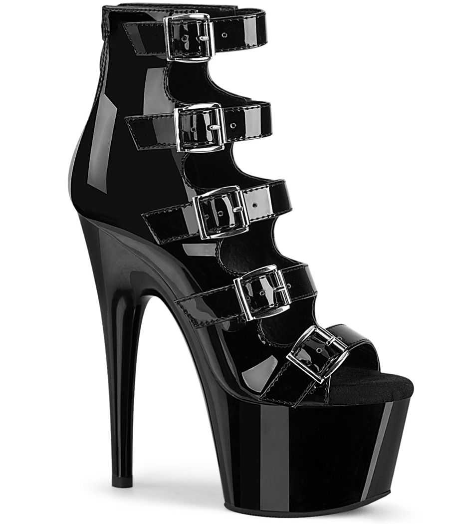 bottines-sexy-noir-vernis-multi-brides-boucles-stiletto-18cm