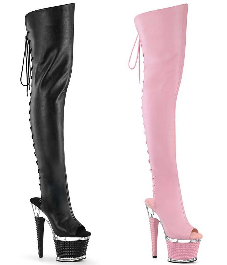 visuel-botte-cuissarde-ouverte-bout-talon-plateforme-texturee-talon-18cm-pleaser-spectator-3030