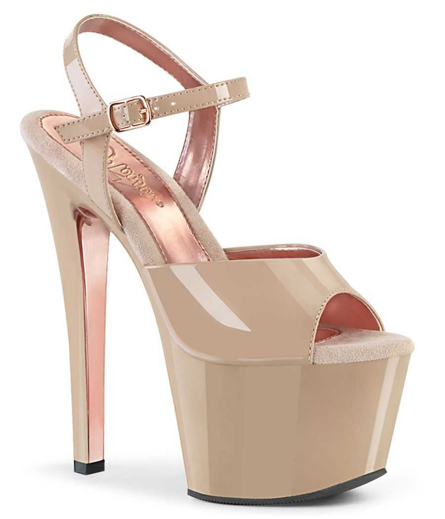 sandale-caramel-vernis-plateforme-et-talon-18cm-pleaser-sky-309tt sandale-caramel-vernis-plateforme-et-talon-18cm-pleaser-sky-309tt