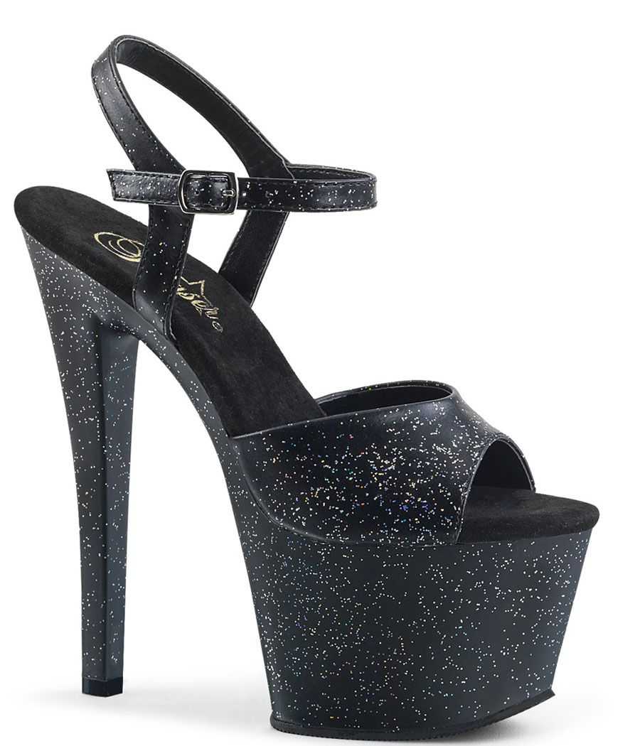 visuel-sandale-noire-paillettes-holographiques-iridescentes-talon-18cm-pleaser-sky-309mmg