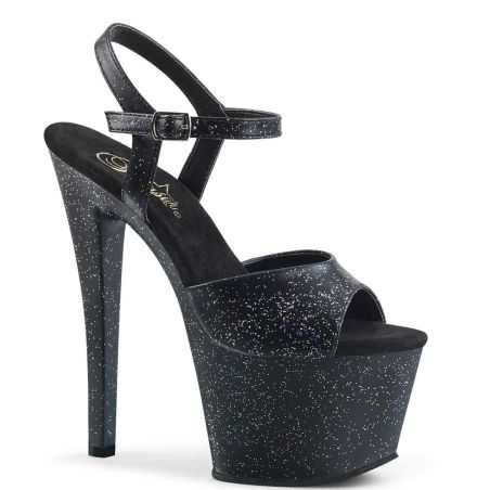 visuel-sandale-noire-paillettes-holographiques-iridescentes-talon-18cm-pleaser-sky-309mmg