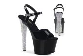 sandale-noire-vernis-talon-et-plateforme-paves-strass-argent-18cm-pleaser-sky-309chrs