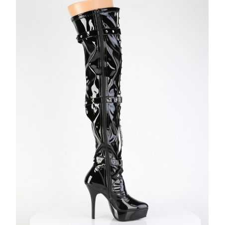 cuissardes-vernis-noir-mesh-bondage-plateforme-discrete-look-gothique-chic-13cm