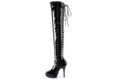 cuissardes-noires-vernies-grande-taille-transgenre-corsetage-arriere-plateforme-13cm cuissardes-noires-vernies-grande-taille-transgenre-corsetage-arriere-plateforme-13cm