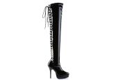 cuissardes-vernis-noir-stretch-corset-jambe-plateforme-discrete-look-gothique-chic cuissardes-vernis-noir-stretch-corset-jambe-plateforme-discrete-look-gothique-chic