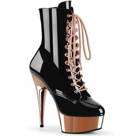 bottines-pole-dance-noires-plateforme-doree-chrome-delight-1020-pleaser
