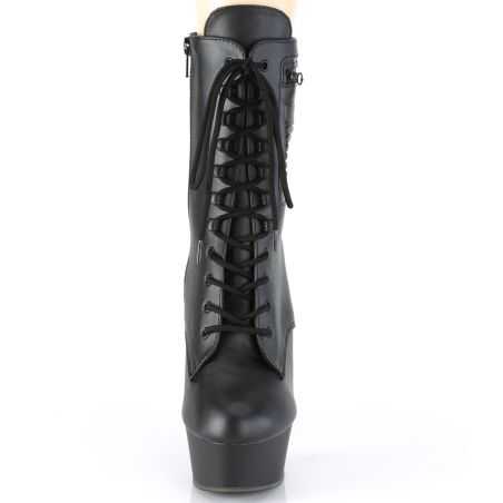 bottines-pole-dance-noires-mates-poche-cargo-zippée-amovible-pleaser