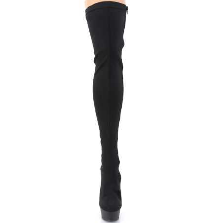 chaussure-pole-dance-cuissarde-vernis-noir-lacets-arriere-lbdht