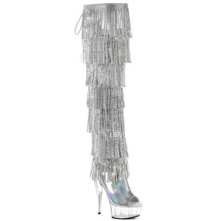cuissarde-holographique-argentée-bout-ouvert-franges-strass-argent-15cm-pleaser-delight-3017hg-rsf