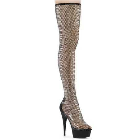 cuissarde-noire-suedine-stretch-resille-strass-ab-reflets-multicolores-15cm-pleaser-delight-3009