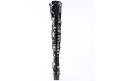 cuissarde-noire-vernie-lacets-devant-ajustable-talon-stiletto-15cm-pleaser-delight-3023 cuissarde-noire-vernie-lacets-devant-ajustable-talon-stiletto-15cm-pleaser-delight-3023