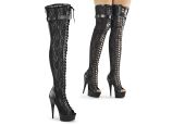 cuissarde-noire-dentelle-résille-transparente-appliqués-brodés-bout-ouvert-15cm-pleaser-delight-3025ml cuissarde-noire-dentelle-résille-transparente-appliqués-brodés-bout-ouvert-15cm-pleaser-delight-3025ml