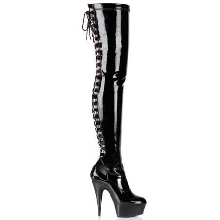 cuissarde-noire-vernie-laçage-arrière-anneaux-d-ring-15cm-pleaser-delight-3063