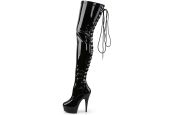 cuissarde-spectacle-vernis-noir-brillant-anneaux-metalliques-delight