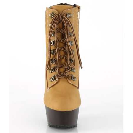 bottines-pole-dance-caramel-nubuck-col-rembourré-talon-15cm-pleaser