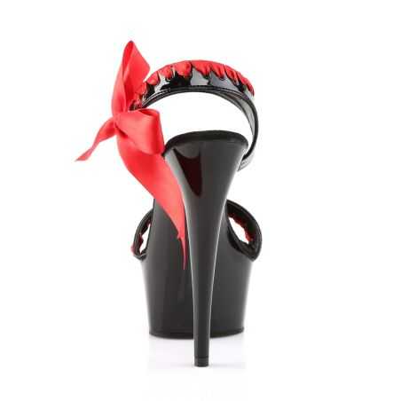 Stripper heels à bride cheville et nœud latéral élégant pour l'exotic dance et le cabaret