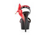Stripper heels à bride cheville et nœud latéral élégant pour l'exotic dance et le cabaret