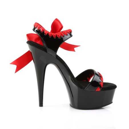 Sandales de scène vintage à ouverture peep-toe grande taille jusqu'au 44