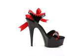 Sandales de scène vintage à ouverture peep-toe grande taille jusqu'au 44