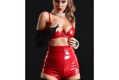 short-jenna-catanzaro-vinyle-rouge-vernis-taille-haute short-jenna-catanzaro-vinyle-rouge-vernis-taille-haute