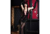 robe-louve-catanzaro-vinyle-noir-rouge-brillant robe-louve-catanzaro-vinyle-noir-rouge-brillant