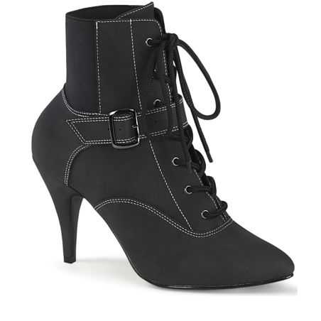 Bottines bride cheville coupe large talon aiguille 10 cm Pleaser Pink Label DREAM-1022