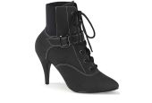 Bottines bride cheville coupe large talon aiguille 10 cm Pleaser Pink Label DREAM-1022