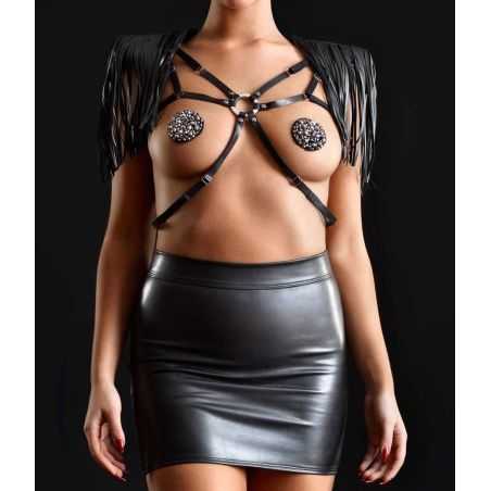 jupe-courte-noire-mate-catanzaro-luxe-confort-stretch