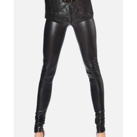 legging-noir-vera-catanzaro-aspect-cuir-moulante