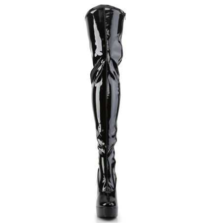 cuissardes-noires-vernies-grande-taille-transgenre-stabilité-plateforme-pleaser