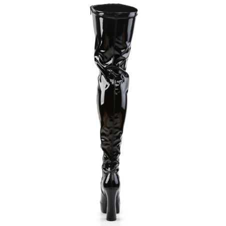 cuissardes-vernis-noir-extensible-plateforme-discrete-look-retro-vintage-13cm