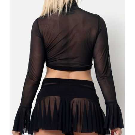 haut-transparent-noir-resille-evase-poignets-catanzaro