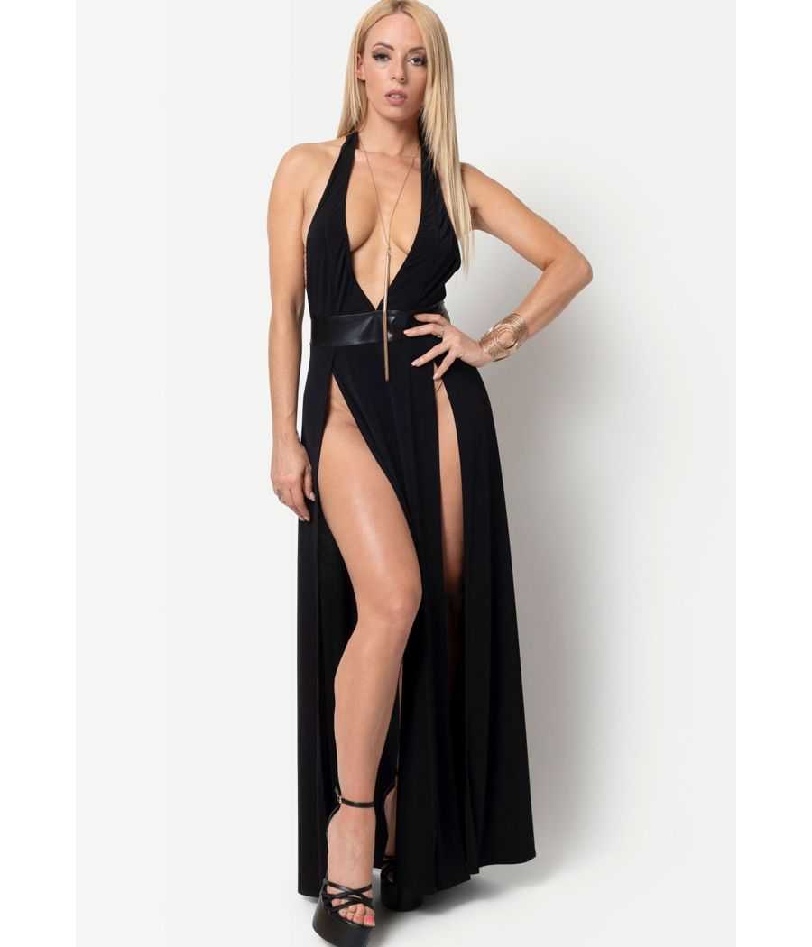 robe-longue-noire-lycra-fendue-isabella-catanzaro-france robe-longue-noire-lycra-fendue-isabella-catanzaro-france