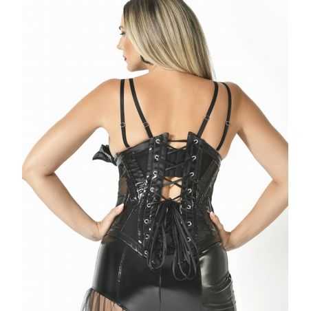 corset-malicea-catanzaro-noir-vernis-look-futuriste-transparent