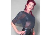 Tenue lingerie sexy et clubwear fétiche chic top résille Mme Aloha Patrice Catanzaro Tenue lingerie sexy et clubwear fétiche chic top résille Mme Aloha Patrice Catanzaro