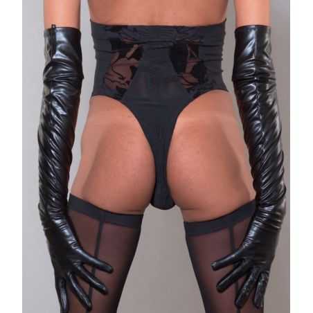 string-velours-floral-noir-travesti-haute-couture