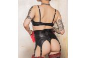 porte-jarretelles-6-jarretelles-reglables-wetlook-lbdht porte-jarretelles-6-jarretelles-reglables-wetlook-lbdht